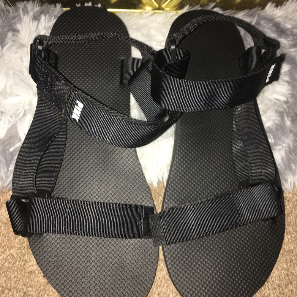 VS pink festival sandals